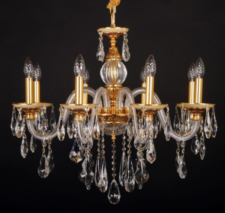 Люстры подвесные — Подвесная люстра Abrasax Tina 3119/8GO купить в 