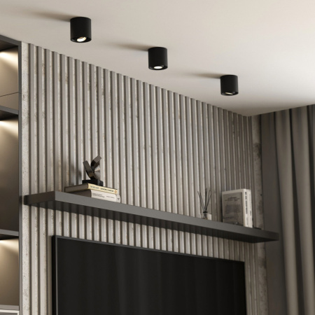 Накладные точечные светильники — Накладной светильник Elektrostandard 25041/LED 10W 4200K чёрный купить в 