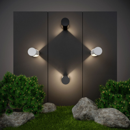 Уличные настенные светильники — Светильник настенный Elektrostandard 1540 TECHNO LED Nimbus Серый купить в 