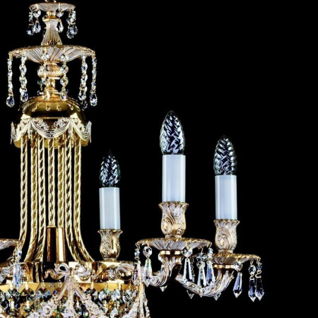 Люстры подвесные — Подвесная люстра Artglass Fountain White Gold CE купить в 