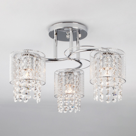 Люстры на штанге — Люстра на штанге Eurosvet 30137/3 хром купить в 