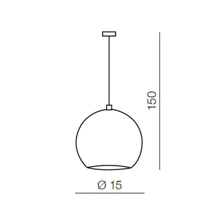 Подвесные светильники — Подвесной светильник Azzardo Noa 1 AZ1033 купить в 