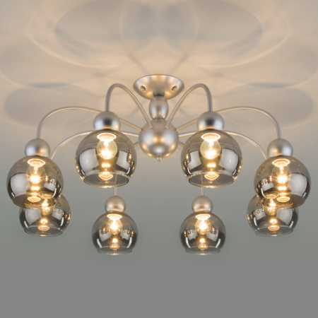 Люстры на штанге — Люстра на штанге Eurosvet 30148/8 серебро купить в  Люстры на штанге — Люстра на штанге Eurosvet 30148/8 серебро купить в