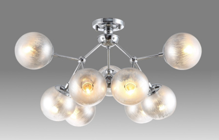 Люстры на штанге — Люстра на штанге Crystal Lux MEDEA PL9 CHROME купить в 