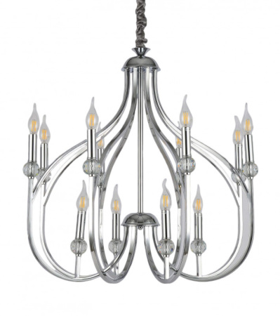 Люстры подвесные — Подвесная люстра Lumina Deco LDP 1250-12 CHR купить в 