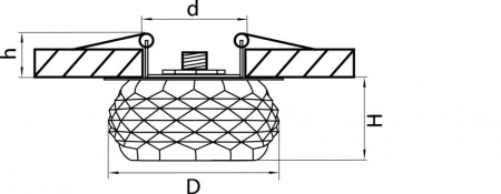 Встраиваемые точечные светильники — Встраиваемый светильник Lightstar 004252 купить в 