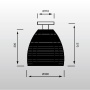 Потолочные светильники — Потолочный светильник Zumaline Pico MX9023-1L(BLACK) купить в  Потолочные светильники — Потолочный светильник Zumaline Pico MX9023-1L(BLACK) купить в