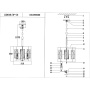 Люстры подвесные — Подвесная люстра Lumien Hall Барумини LH3046/3P-CO купить в 
