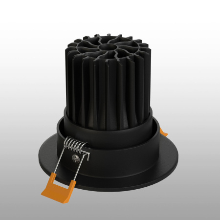 Встраиваемые точечные светильники — Встраиваемый светильник Elektrostandard 25094/LED 7W 4000K черный купить в 