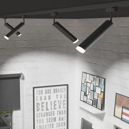 Трековые светильники — Светильник на шине Elektrostandard Oskar Черный 10W 4200K (LTB28) купить в 