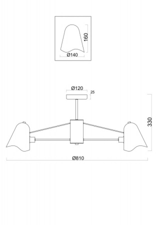 Люстры на штанге — Люстра на штанге Freya FR5037PL-08S купить в 