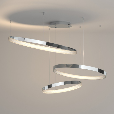 Люстры подвесные — Подвесная люстра Eurosvet 90275/3 хром Smart купить в 