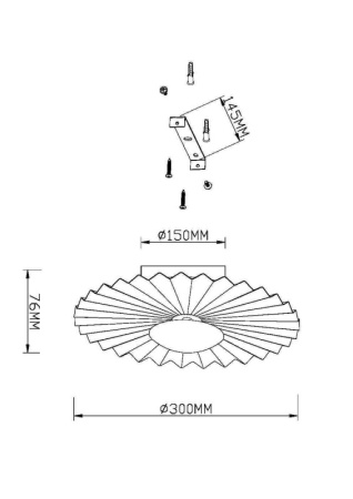 Настенные бра — Бра Maytoni MOD233WL-L11BS3K купить в 