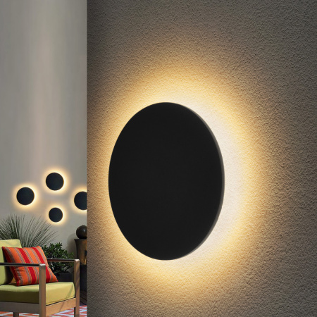 Уличные настенные светильники — Светильник настенный Elektrostandard 1661 TECHNO LED CONCEPT L черный купить в 