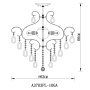 Люстры на штанге — Люстра на штанге ARTE Lamp A3703PL-10GA купить в  Люстры на штанге — Люстра на штанге ARTE Lamp A3703PL-10GA купить в