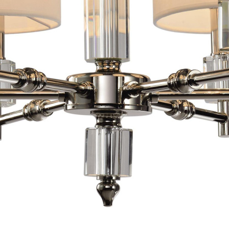 Люстры подвесные — Подвесная люстра Lumien Hall Малье LH1053/6H-NK-WT купить в 