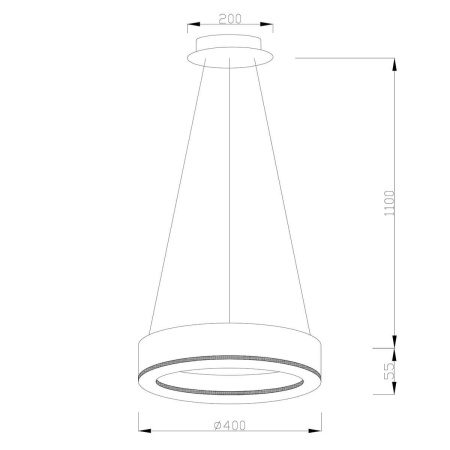 Подвесные светильники — Подвесной светодиодный светильник Moderli Viso V1770-PL купить в 