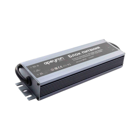 Блоки питания для светодиодной ленты — Блок питания Apeyron 12V 150W IP67 12,5A 03-14 купить в  Блоки питания для светодиодной ленты — Блок питания Apeyron 12V 150W IP67 12,5A 03-14 купить в