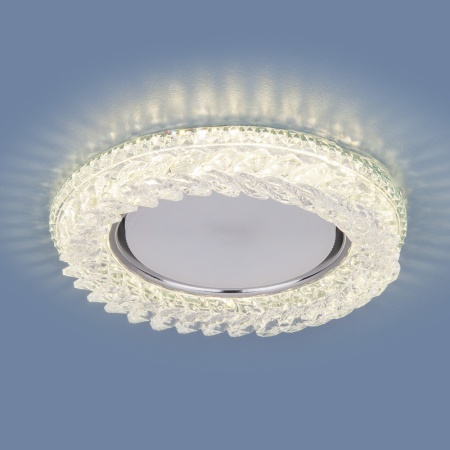 Встраиваемые точечные светильники — Встраиваемый светильник Elektrostandard 3024 GX53 CL прозрачный купить в 