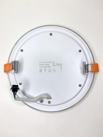 Cветильники потолочные встраиваемые — Встраиваемый светодиодный светильник Elvan VLS-304R-3/2W-NH/WW-Wh купить в 