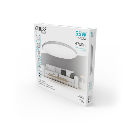 Накладные светильники — Накладной светильник Gauss 995440260 купить в 