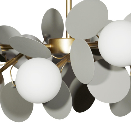 Люстры на штанге — Люстра на штанге LOFT IT 10008/8 Grey купить в 