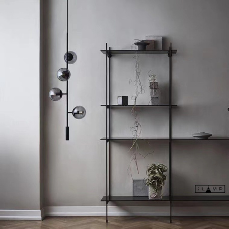 Подвесные светильники — Подвесной светильник iLamp 8149P/4B BK-SM купить в 