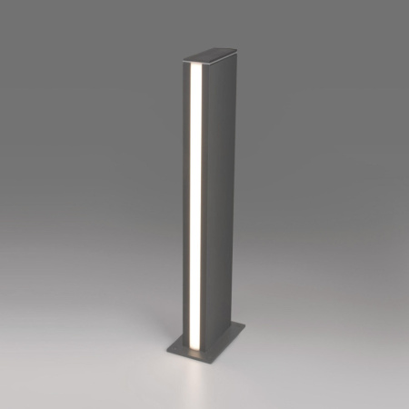 Средние уличные фонари — Садово-парковый светильник Elektrostandard 1538 TECHNO LED серый купить в 