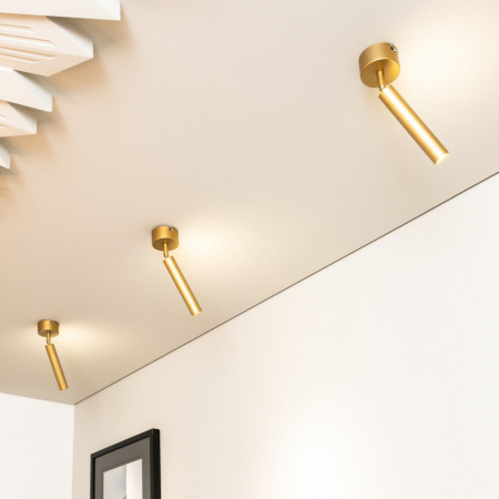 Споты — Спот Eurosvet 20084/1 LED матовое золото купить в  Споты — Спот Eurosvet 20084/1 LED матовое золото купить в