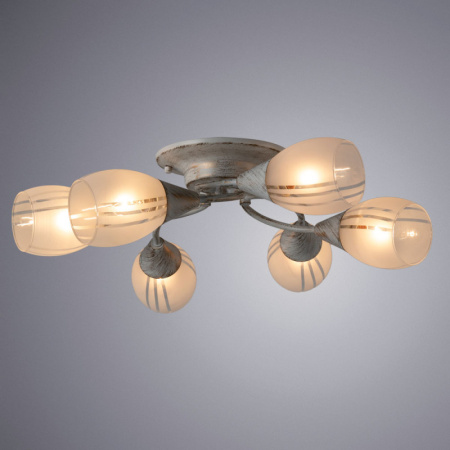Люстры накладные — Накладная люстра ARTE Lamp A2701PL-6WG купить в  Люстры накладные — Накладная люстра ARTE Lamp A2701PL-6WG купить в