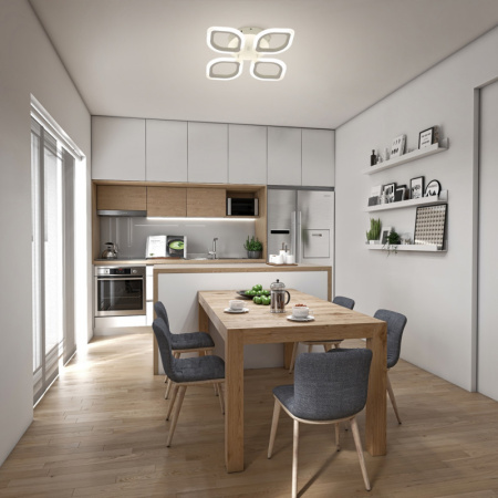 Люстры накладные — Накладная люстра DeMarkt 424013104 купить в 