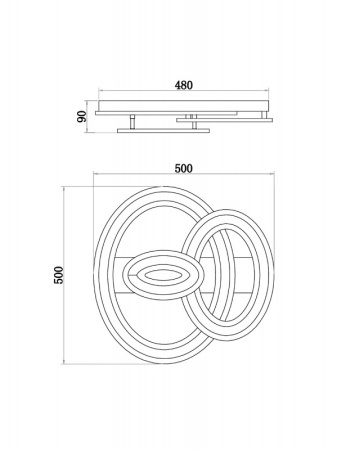 Накладные светильники — Накладной светильник Freya FR10022CL-L63W купить в 