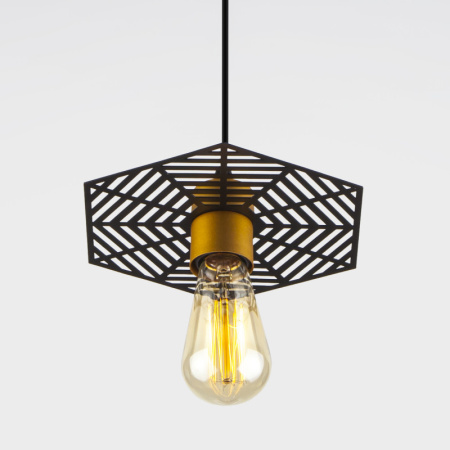 Подвесные светильники — Подвесной светильник Eurosvet 50167/1 бронза/черный купить в 