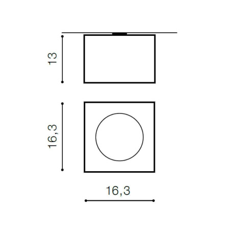Накладные светильники — Накладной светильник Azzardo Paulo 1 230V AZ1442 купить в 