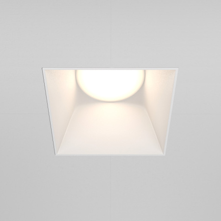 Встраиваемые точечные светильники — Встраиваемый светильник Maytoni Technical DL051-01-GU10-SQ-W купить в 