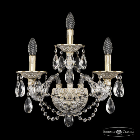 Настенные бра — Бра Bohemia Ivele Crystal 16106B/2+1/165/XL GW купить в 