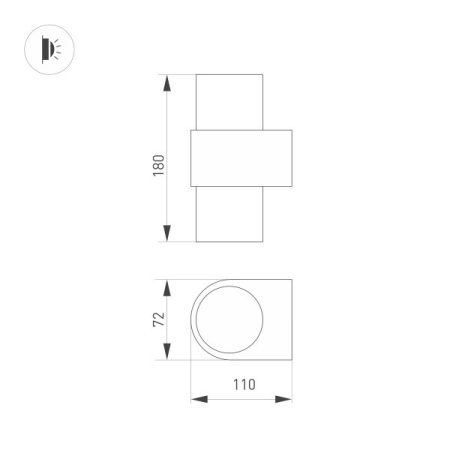 Настенные бра — Бра Arlight 033852 купить в  Настенные бра — Бра Arlight 033852 купить в