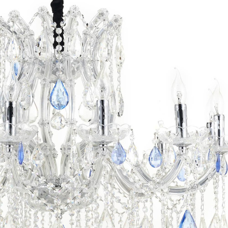 Люстры подвесные — Подвесная люстра Lumien Hall Лагуна LH0013/12P-CR купить в 