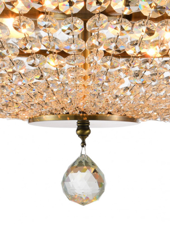 Люстры на штанге — Люстра на штанге Natali Kovaltseva BAROCCO 81405/6C ANTIQUE купить в 
