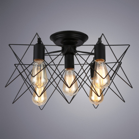 Люстры накладные — Накладная люстра ARTE Lamp A6048PL-5BK купить в  Люстры накладные — Накладная люстра ARTE Lamp A6048PL-5BK купить в
