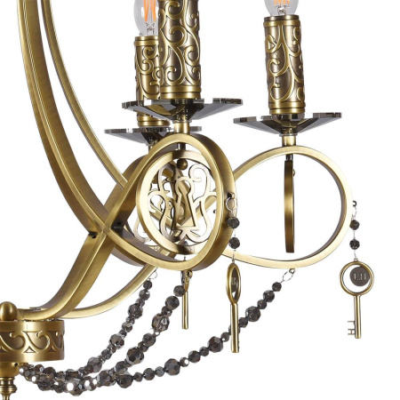 Люстры подвесные — Подвесная люстра Lumien Hall Орабель 2036/6H-ABP-SY купить в 