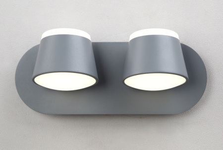 Настенные бра — Бра Crystal Lux MADRID AP2 GRAY купить в 