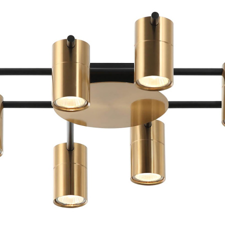 Потолочные люстры — Потолочная люстра Lumien Hall Trey LH4138/8CA-BK-BR купить в 