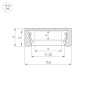 Профили для светодиодных лент — Профиль Arlight 044541 купить в 