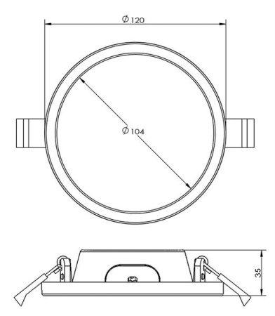 Светильники Downlight — Встраиваемый светодиодный светильник Deko-Light Alya 565320 купить в  Светильники Downlight — Встраиваемый светодиодный светильник Deko-Light Alya 565320 купить в