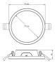 Светильники Downlight — Встраиваемый светодиодный светильник Deko-Light Alya 565320 купить в  Светильники Downlight — Встраиваемый светодиодный светильник Deko-Light Alya 565320 купить в