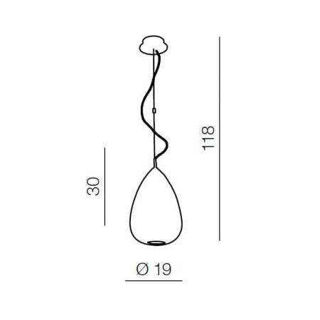 Подвесные светильники — Подвесной светильник Azzardo Mirage 1 AZ0156 купить в 