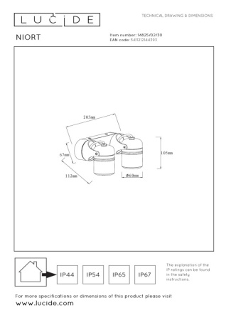 Споты — Спот LUCIDE 14825/02/30 купить в 