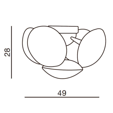 Потолочные люстры — Потолочная люстра Azzardo Pills 50 top AZ0345 купить в 