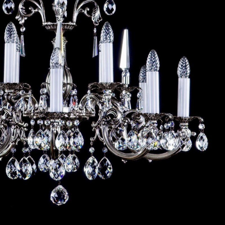 Люстры подвесные — Подвесная люстра Artglass Arabela Nickel Antique CE купить в 